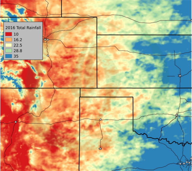 2016 Rainfall Total