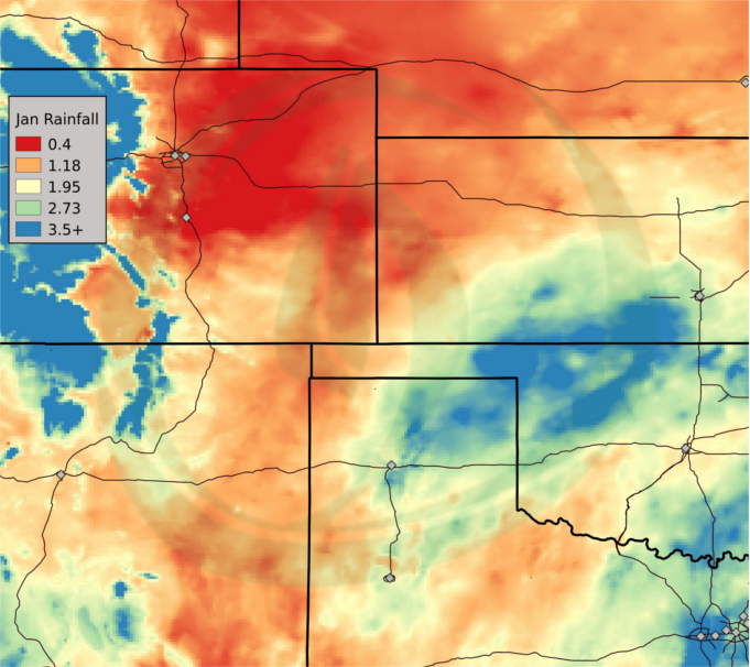 2017 January Rainfall Total